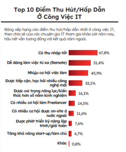 Mong đợi nghề nghiệp của các chuyên gia IT