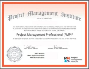 Chứng chỉ PMP