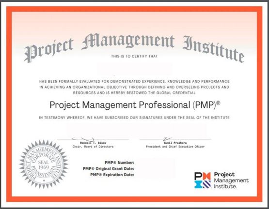 Chứng chỉ PMP