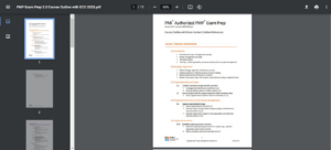 PMP Exam Prep Course Outline wit ECO